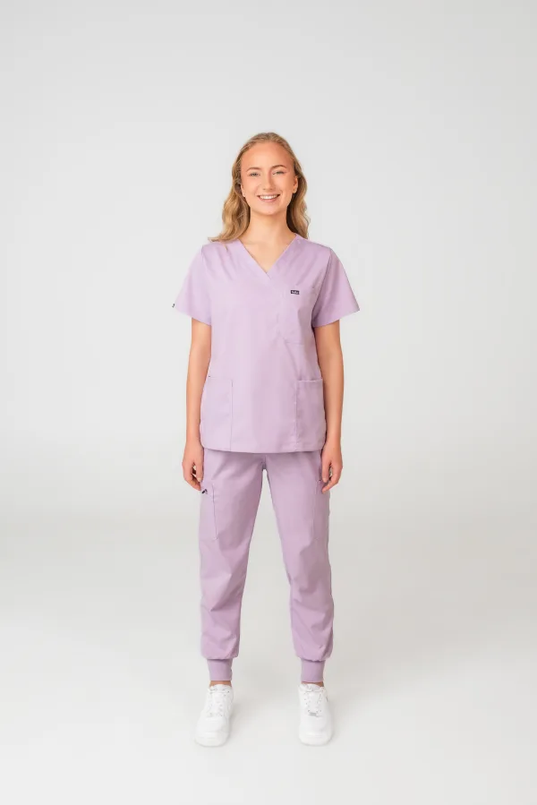 Medicininė pižama COMFORT V Levandų Violetinė