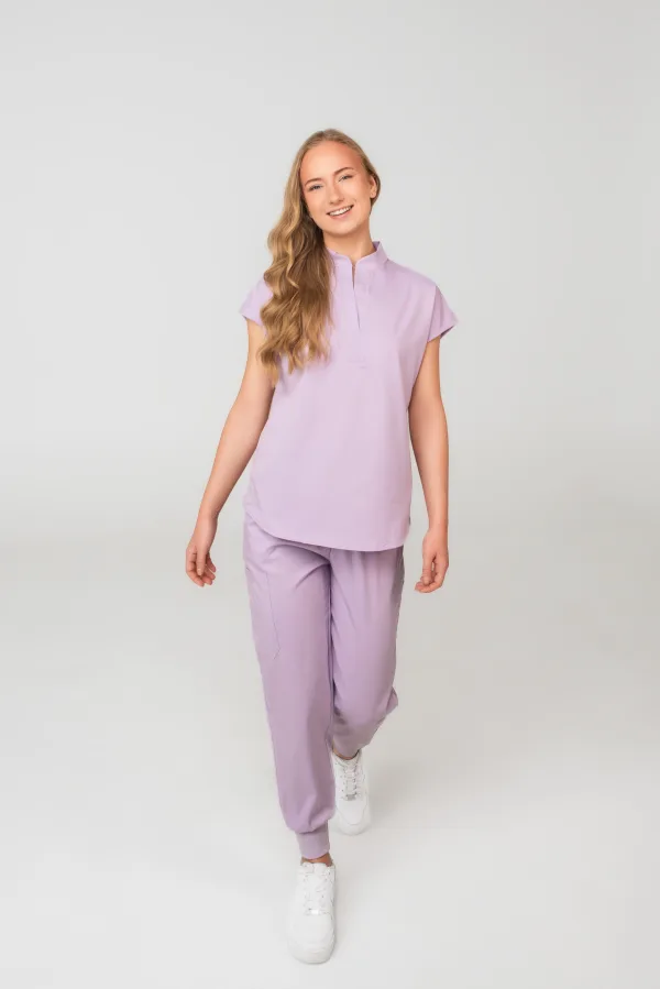 Medicininė pižama „Essential" Levandų violetinė