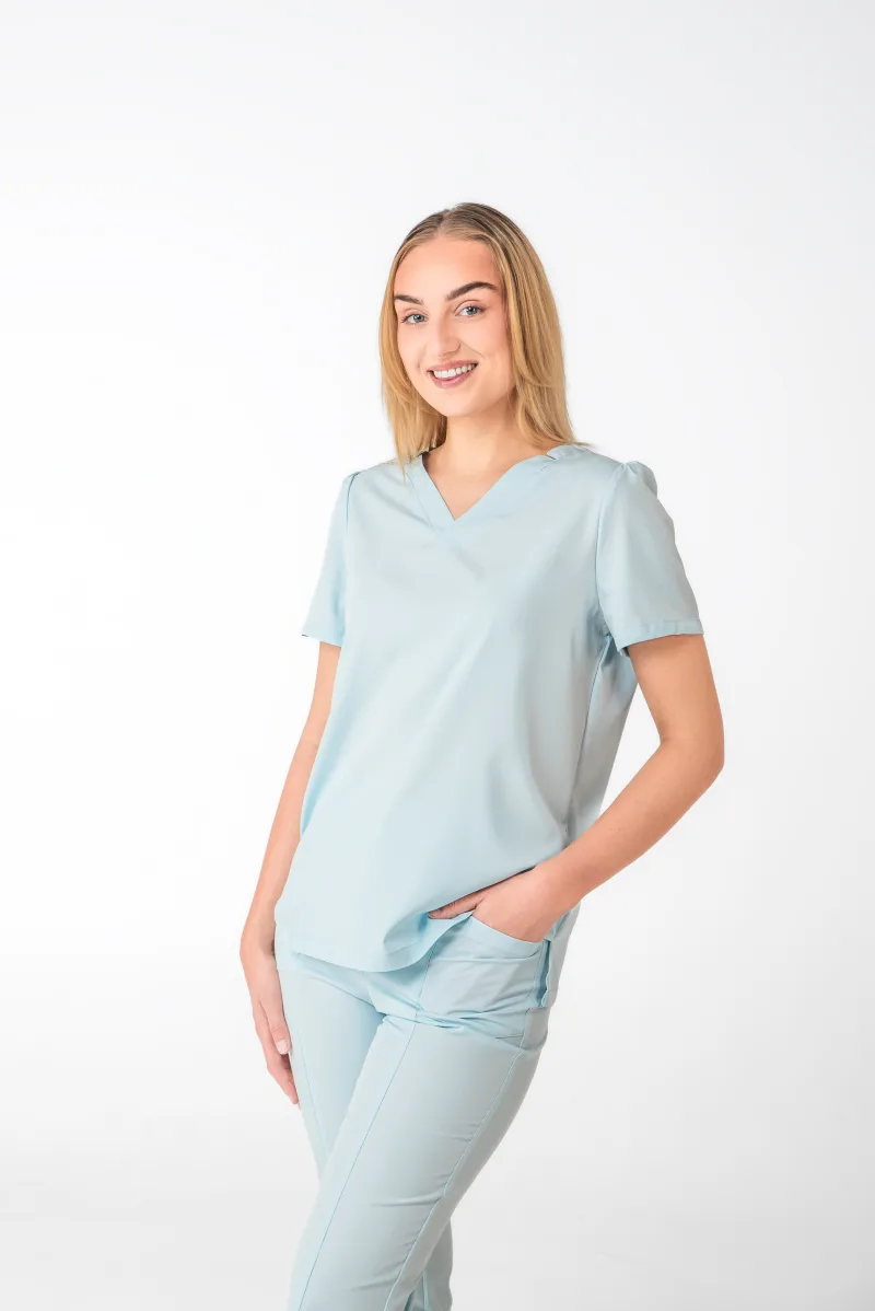 Medicininė pižama „Grace V" Dangaus žydra
